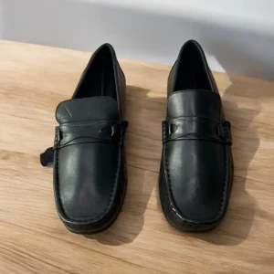 Men's Classic Black Loafers