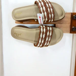 Lavender Flat Sandals for Women