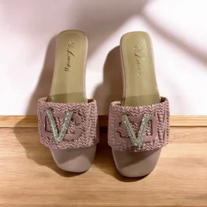 Luxe Woven Slides
