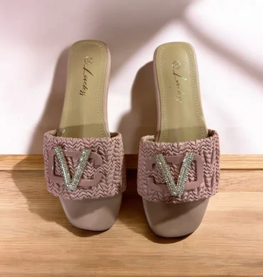 Luxe Woven Slides