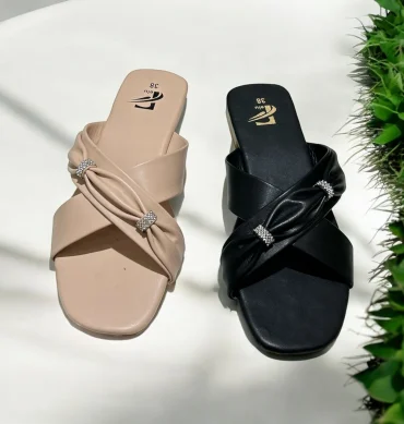 Stylish Knot Slip-Ons