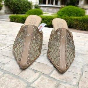 Sparkling Embellished Mules