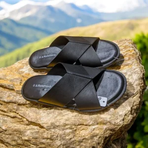 Classic Black Cross Slides