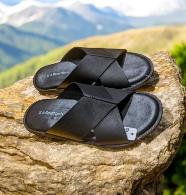 Classic Black Cross Slides